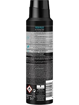 Al-Kar Ticaret Fa Men Fresh Pulse Bergamot Canlılığı Deosprey 150 ml 3lü Paket