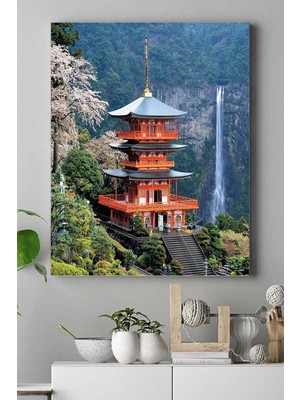 Al-Kar Ticaret (PSTER16350) Japonya Manzara Kanvas Tablo 3 40 x 60