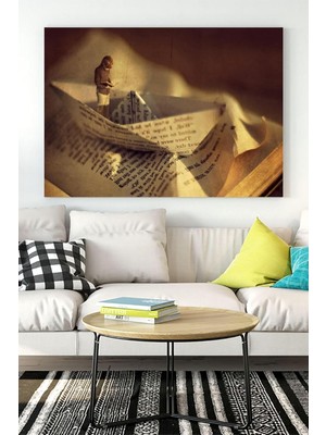 Mabelme (PSTER16651) Sanatsal Kitap Kanvas Tablo 4 21 x 30