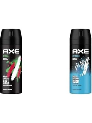 Al-Kar Ticaret Axe Erkek Deodorant & Bodyspray Africa 48 Saat Etkileyici Koku (150 Ml)(2) Axe Erkek Deodorant & Bodyspray Ice Chill 48 Saat Etkileyici Koku (150 Ml)(1)