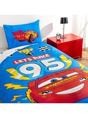 Mabelme Let' S Race Tek Kişilik Pamuk Nevresim Takımı
