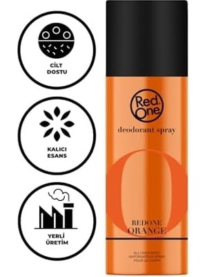 Al-Kar Ticaret Redone Deo Men Orange 200 ml