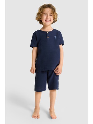 U.S. Polo Assn. Erkek Çocuk Lacivert Alt Üst Takım 50327343-VR033