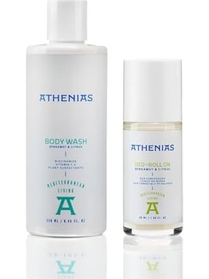 Al-Kar Ticaret Bergamot ve Narenciye Duş Jeli ve Roll-On Deodorant Seti, 250ML + 50ML