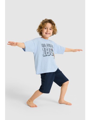 U.S. Polo Assn. Erkek Çocuk Mavi Alt Üst Takım 50327363-VR036