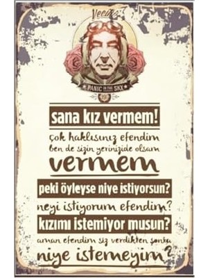 Mabelme Şener Şen Replik Retro DRTR0100 Ahşap Mdf Tablo