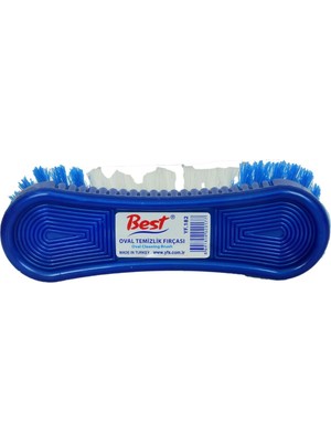 Mabelme Oval Temizlik Fırçası Plastik Halı Fırça Karışık Renk 17 cm