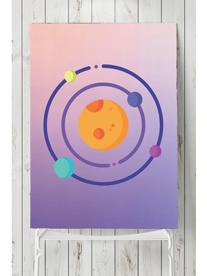 Mabelme (PSTER2961) Uzay Temalı Çocuk Odası Poster 2