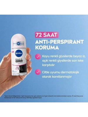 Al-Kar Ticaret Invısıble &whıte Clear Roll On Deodorant 50ML Kadın 2'li Avantaj Paketi