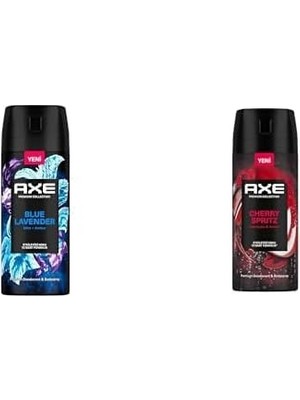Al-Kar Ticaret Axe Seti | Erkek Blue Lavender 150 ml X1 + Erkek Cherry Spritz 150 ml X1