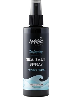 Al-Kar Ticaret Cosmetics Profesyonel Deniz Tuzu Saç Spreyi 200ML – Doğal Dalgalar, Hacim Veren ve Mat Görünüm Sağlayan Formül – Tüm Saç Tipleri Için, Sea Salt Spray