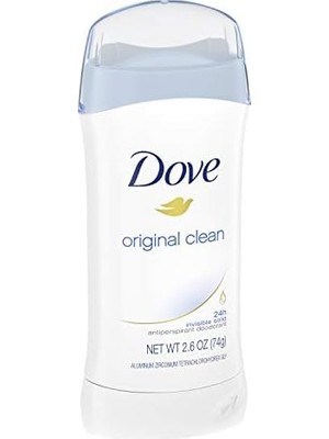 Al-Kar Ticaret Dove Terlemeyi Önleyici Deodorant, Orijinal Temiz, 2,6 Oz
