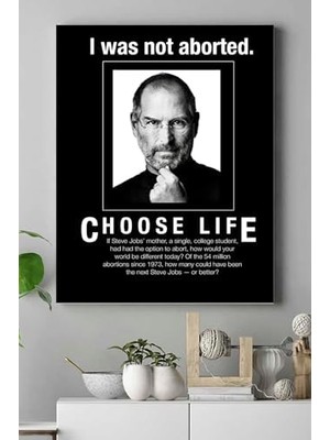 Mabelme (PSTER15598) Choose Life Girişimcilik Kanvas Tablo 30 x 40
