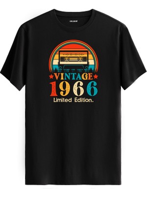 Colermi Vintage Tişört – 1966 Mixtape Kaset Tasarımı