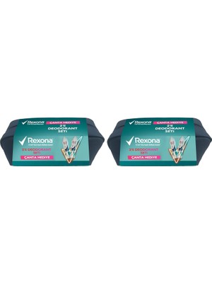 Al-Kar Ticaret Rexona Shower Fresh Deodorant 2X150ML ve Çanta Seti (2 Paketi)