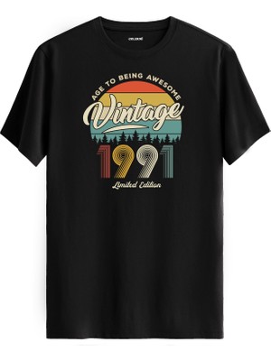Colermi Vintage Tişört- 1991 Nostalji
