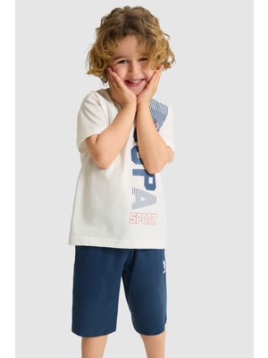 U.S. Polo Assn. Erkek Çocuk Beyaz Alt Üst Takım 50327220-VR013