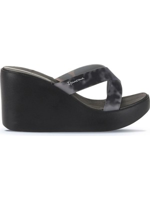 Siyah Ip Ipanema High Fashion Slide Kadın