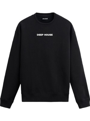 Colermi Minimal Deep House Tasarım Sweatshirt —
