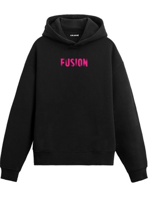 Colermi Fusion Yazılı Hoodie —