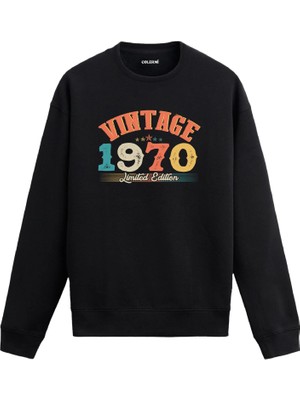 Colermi 1970 Vintage Sweatshirt Echo Tasarım —