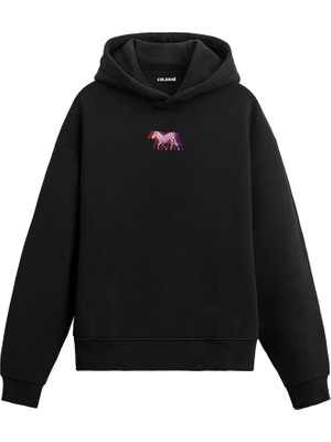 Colermi Renkli Zebra Hoodie —