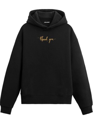 Colermi Teşekkür Yazılı Hoodie —