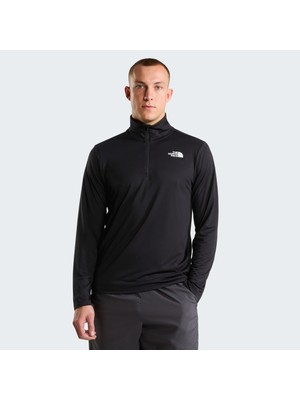 The North Face M 24/7 1/4 Zıp Tee Erkek Siyah Sweatshirt NF0A8949JK31