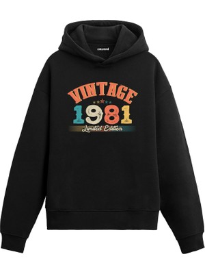 Colermi 1981 Vintage Hoodie Echo Tasarım —