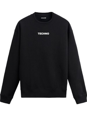 Colermi Minimal Techno Tasarım Sweatshirt —
