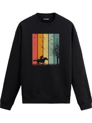 Colermi Retro Atlı Sweatshirt —