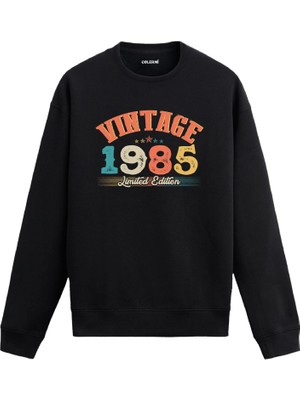 Colermi 1985 Vintage Sweatshirt Echo Tasarım —