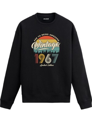 Colermi 1967 Vintage Sweatshirt Nostalji Tasarım —