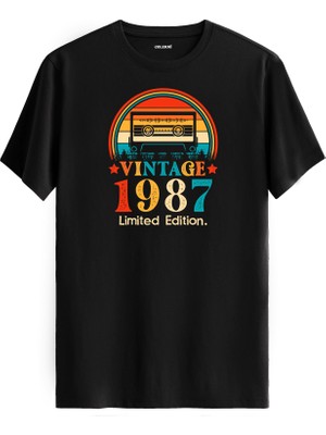 Colermi Vintage Tişört – 1987 Mixtape Kaset Tasarımı