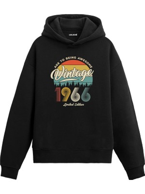 Colermi 1966 Vintage Hoodie – Nostalji Tasarım —