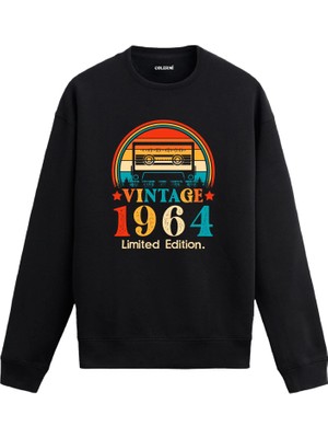 Colermi Mixtape Vintage Sweatshirt 1964 Tarihli Tasarım —