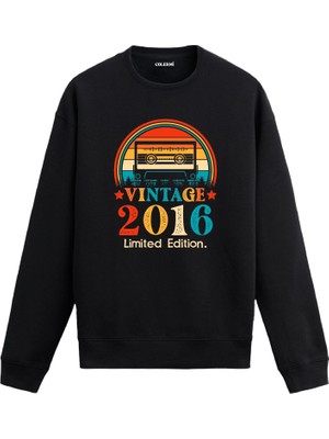 Colermi Mixtape Vintage Sweatshirt 2016 Tarihli Tasarım —