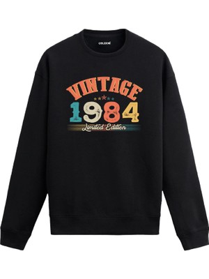 Colermi 1984 Vintage Sweatshirt Echo Tasarım —