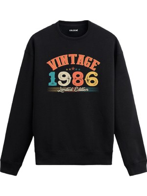 Colermi 1986 Vintage Sweatshirt Echo Tasarım —