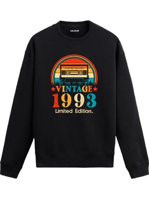 Colermi Mixtape Vintage Sweatshirt 1993 Tarihli Tasarım —