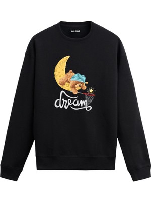 Colermi Ayıcık Baskılı Sweatshirt - Hayal Tasarım —