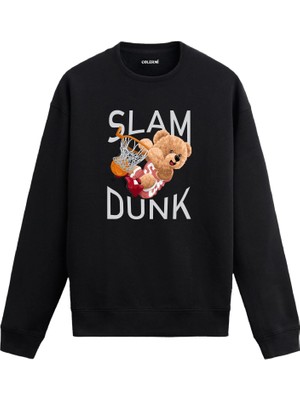 Colermi Ayıcık Baskılı Sweatshirt —