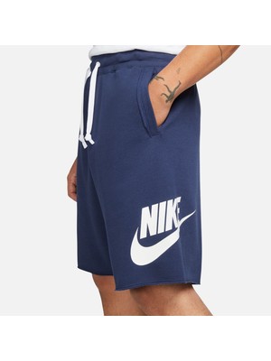 Nike Sportswear Erkek Şort Spor Tarzı ile Nefes Alabilir Lacivert Rahat Kesim IAR2375-413