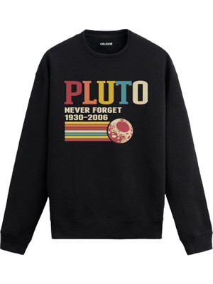 Colermi Pluto Retro Tasarımlı Sweatshirt —