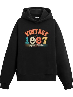 Colermi 1987 Vintage Hoodie Echo Tasarım —