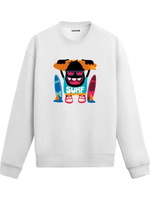 Colermi Surf Karakter Tasarımlı Sweatshirt —