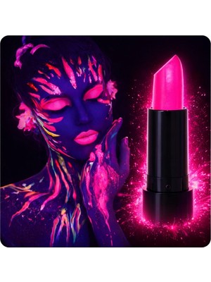 Motto Ticaret Uv Neon Pembe Ruj – Karanlıkta Parlayan Makyaj Boyası