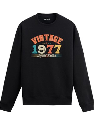 Colermi 1977 Vintage Sweatshirt Echo Tasarım —