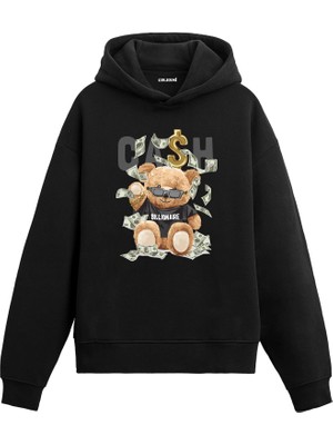 Colermi Zengin Ayıcık Baskılı Hoodie —