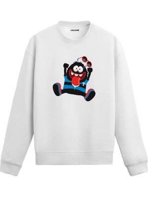 Colermi Eğlenceli Karakter Tasarımlı Sweatshirt —